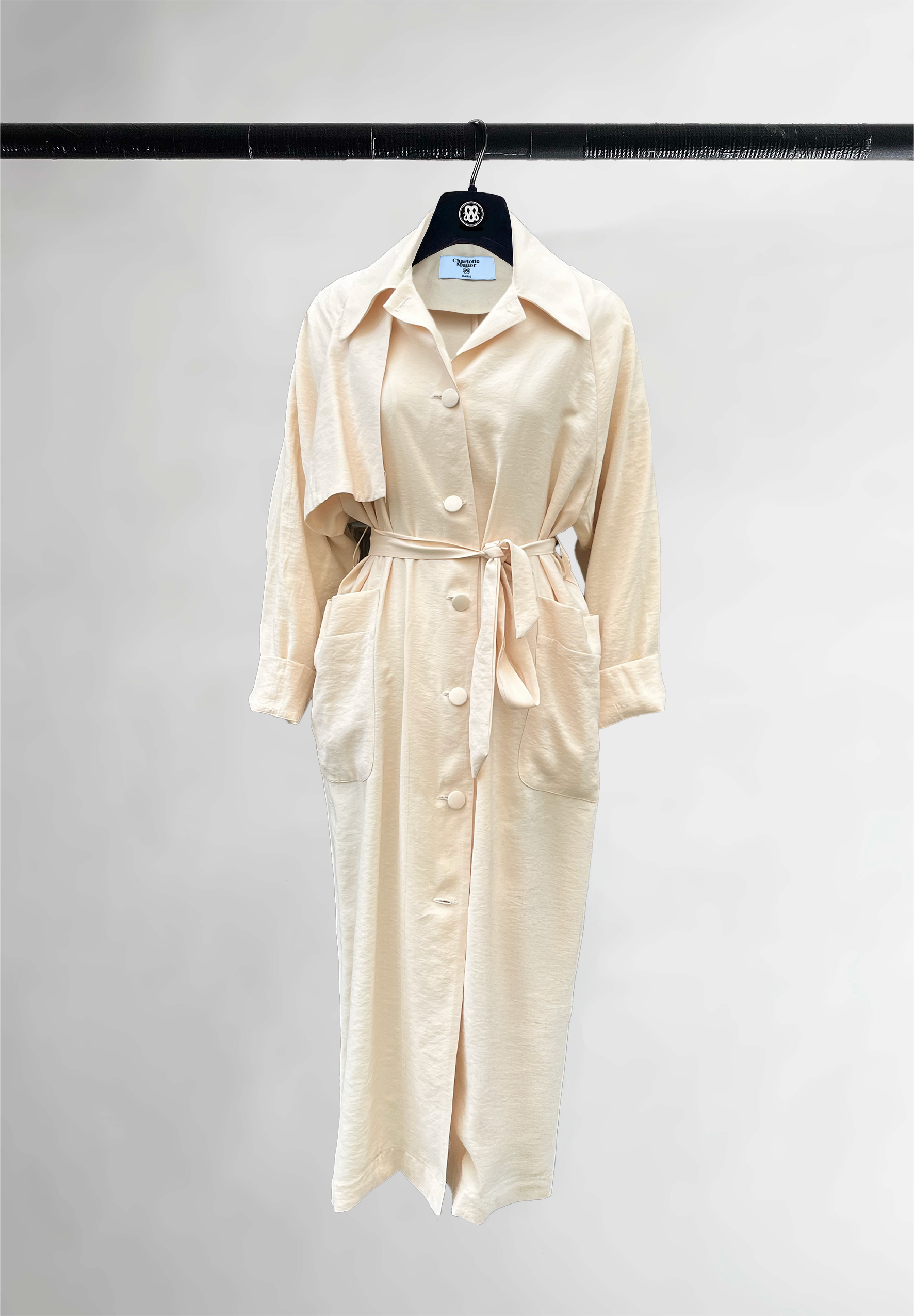 Robe Trench Écrue - Charlottemullor.com